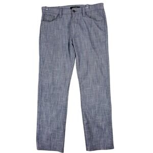 34 Heritage Courage Jeans Mens 32 Gray Mid Rise Straight Leg Stretch 32x29